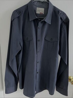 Sovereign Code Blue Long-Sleeve Button-Down Shirt